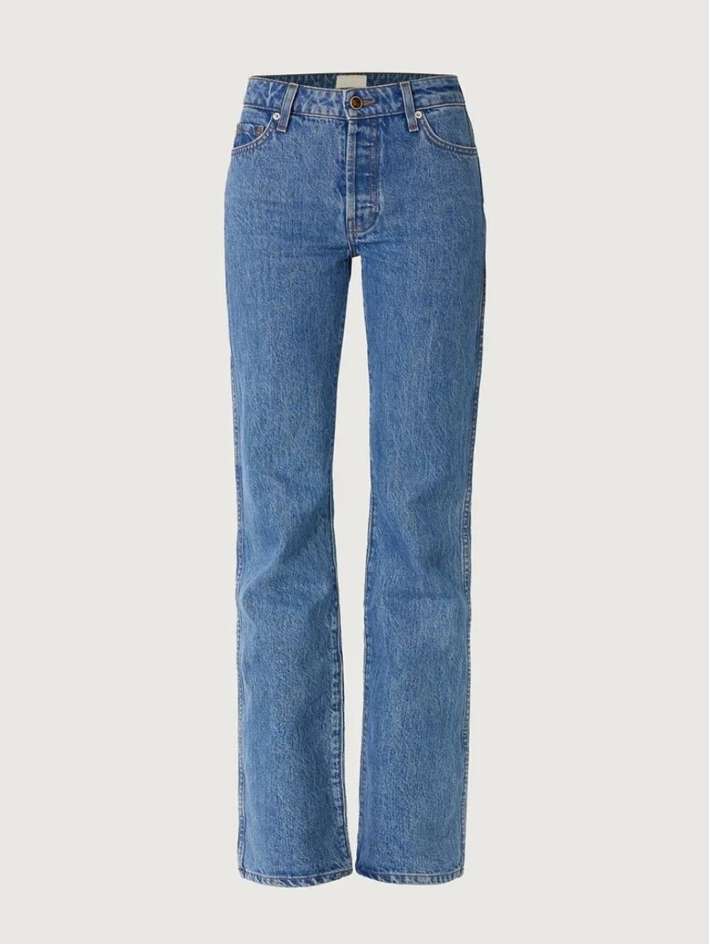 Classic Straight-Leg Women’s Jeans in Medium Blue